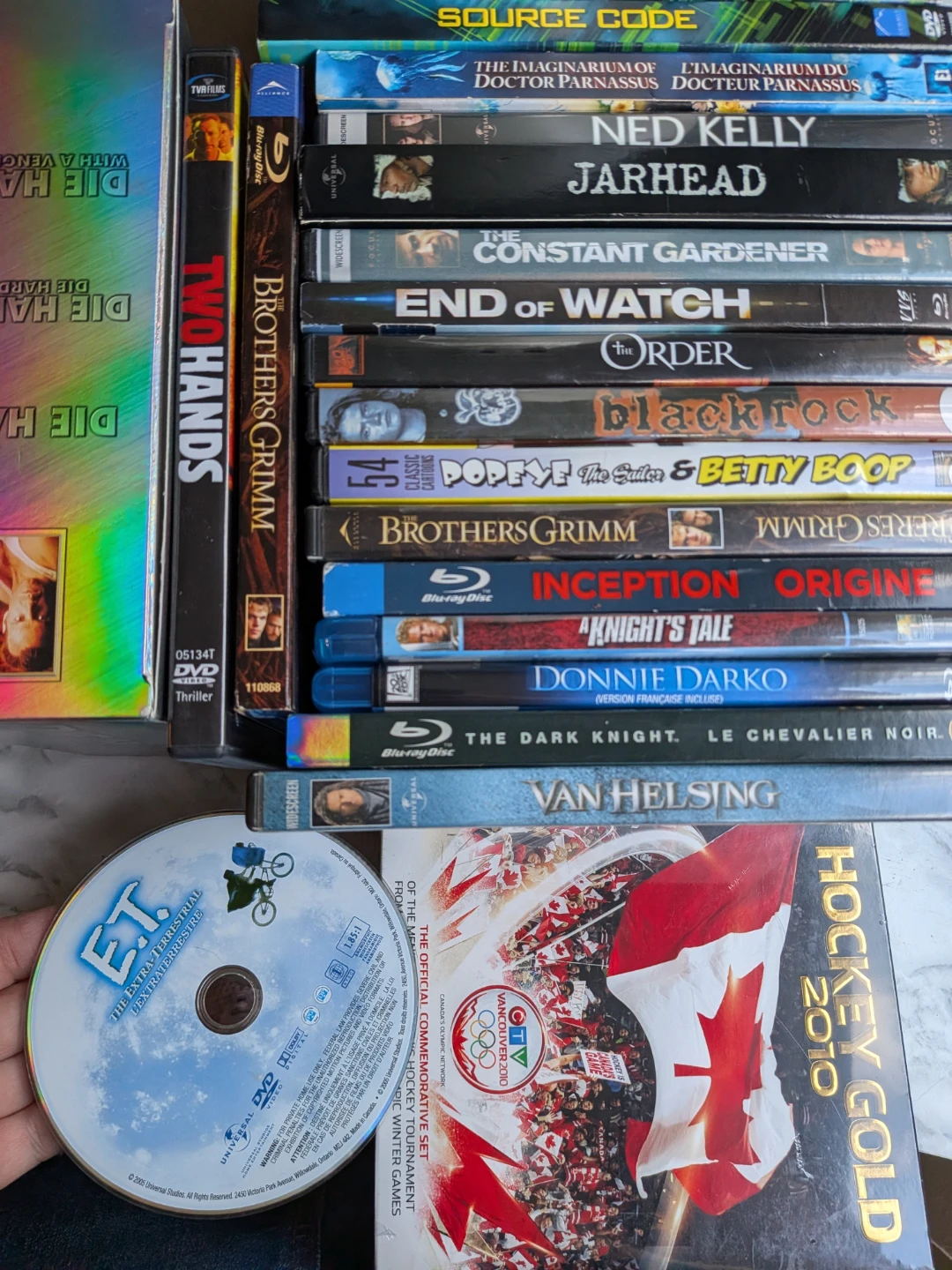 Collection of 15 Blu-Ray and DVD Movies