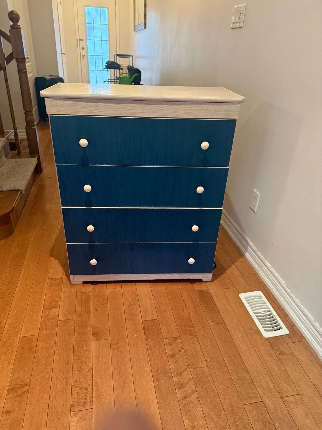Blue 5-Drawer Dresser