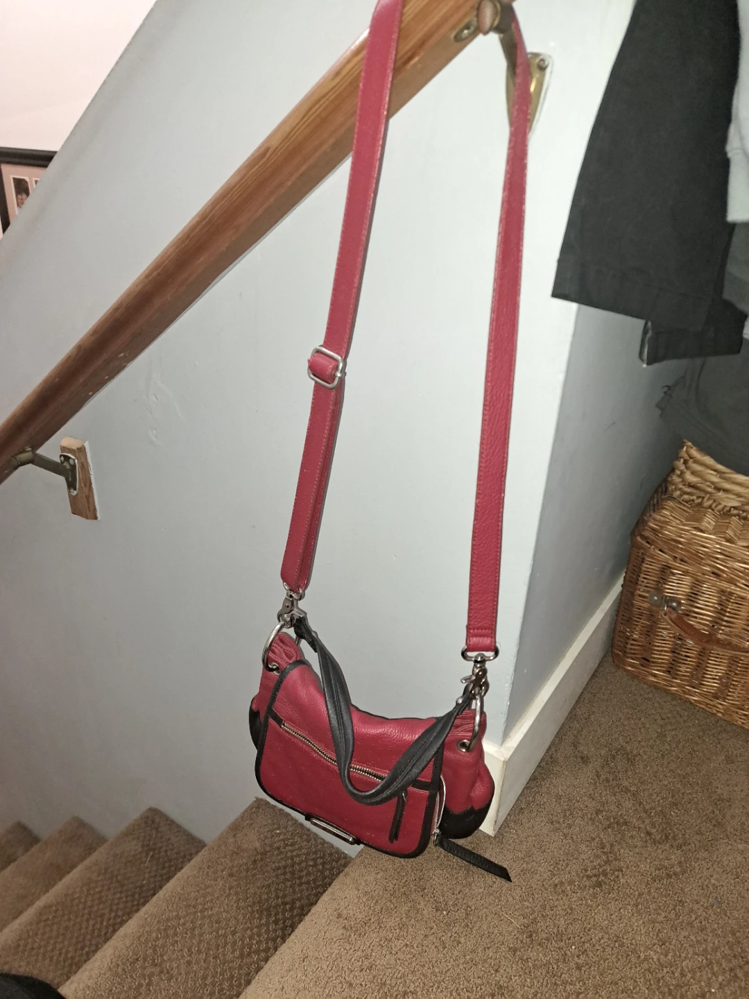 Red and Black Crossbody Handbag - photo 4