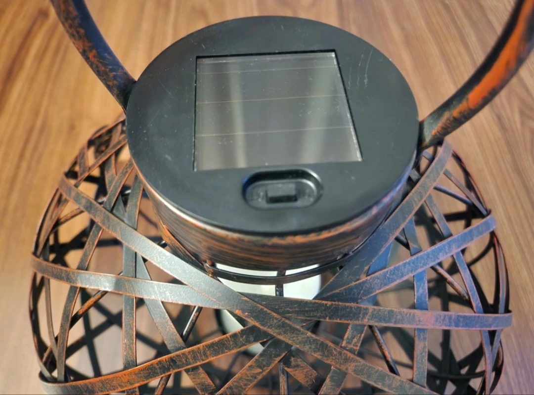 ⚽️ Solar Powered Lantern with LED Candle - photo 3
