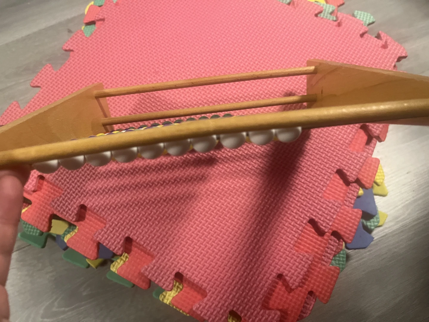 Wooden Abacus with Colorful Beads - photo 2