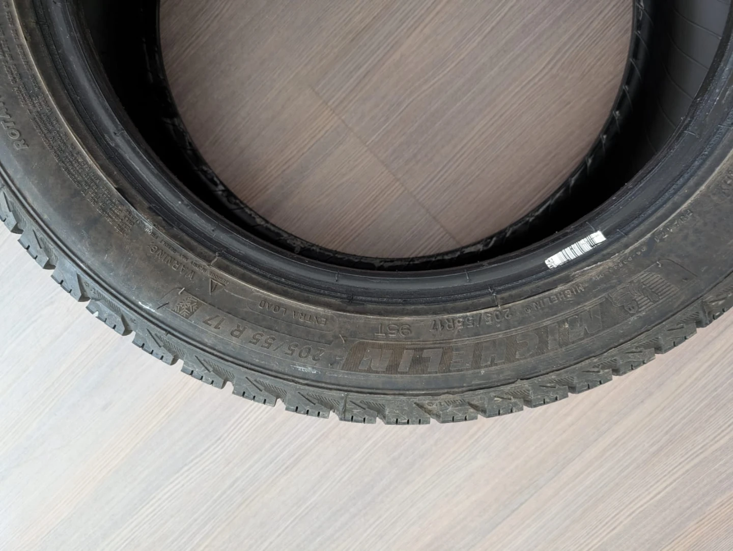 4x Michelin Winter Tire 205/55 R17
