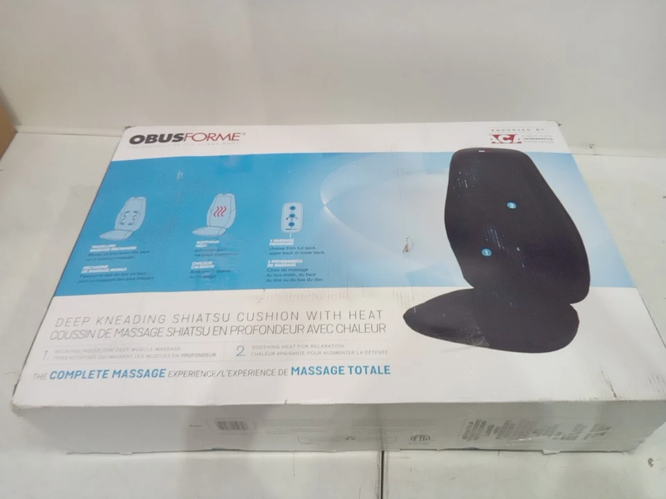 ObusForme Deep Kneading Shiatsu Back Massager with Heat