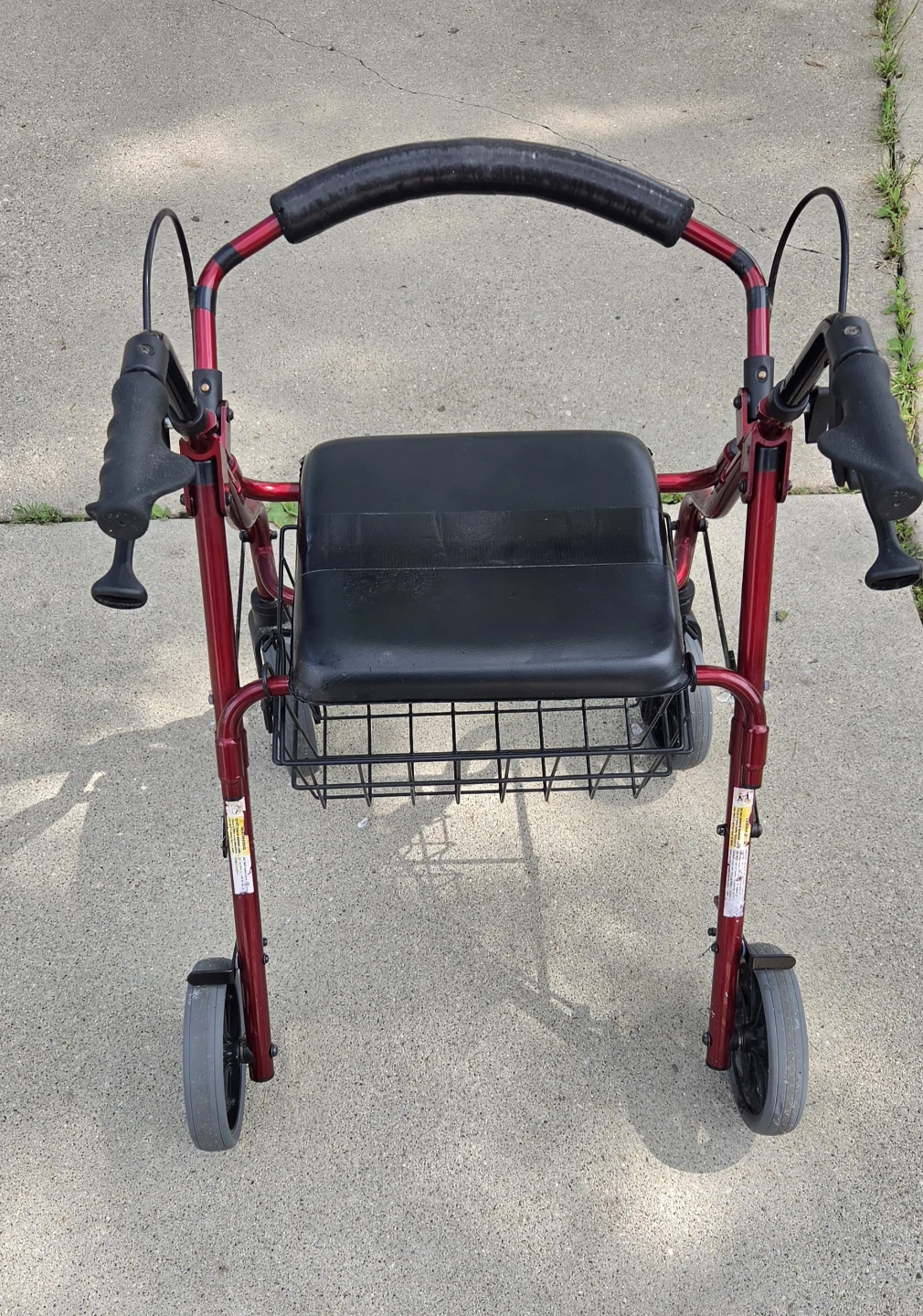 NOVA Rolling Walker with Seat and Basket - photo 2