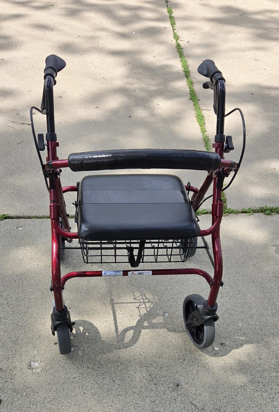 NOVA Rolling Walker with Seat and Basket - photo 4