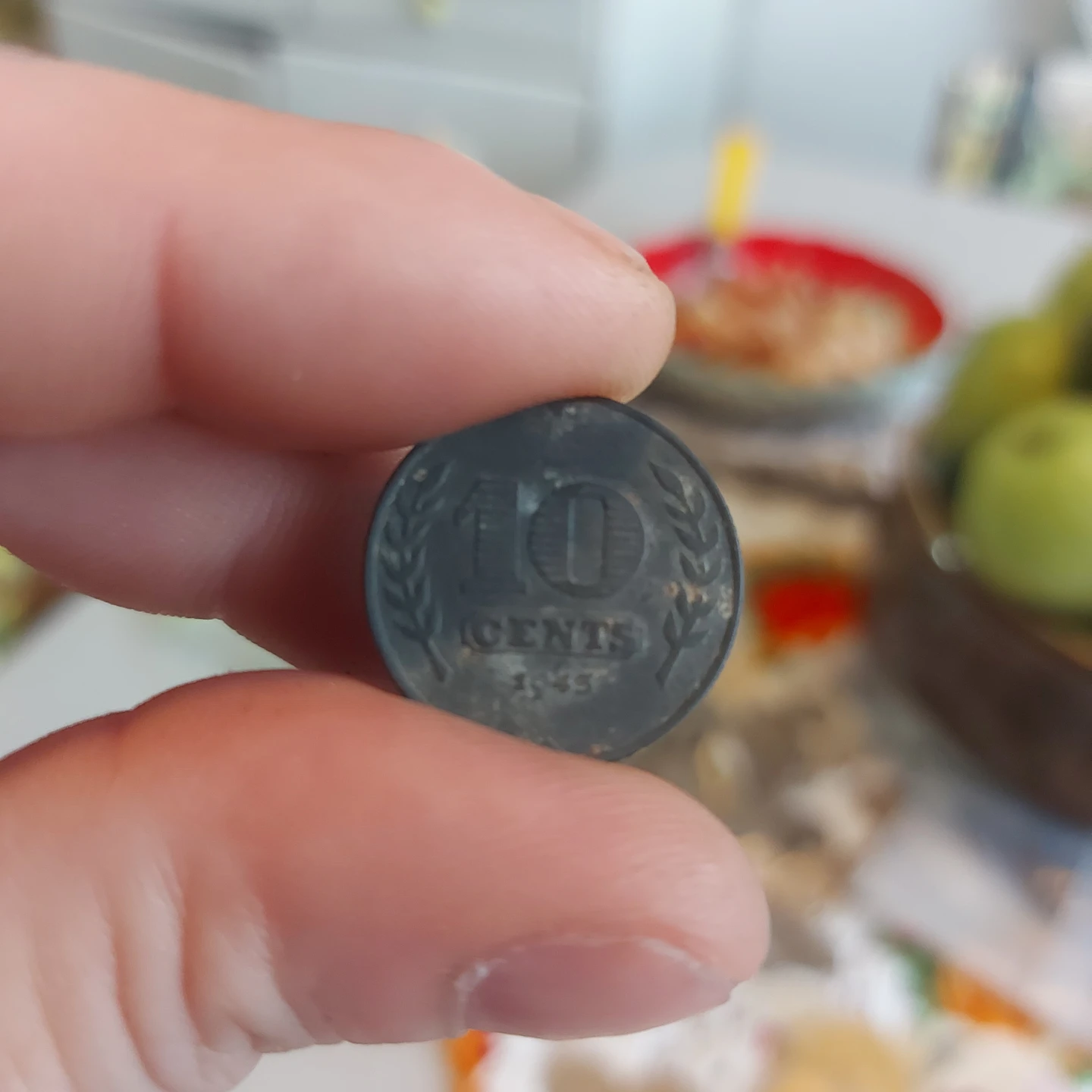10 Cents Coin - 1945 - photo 2