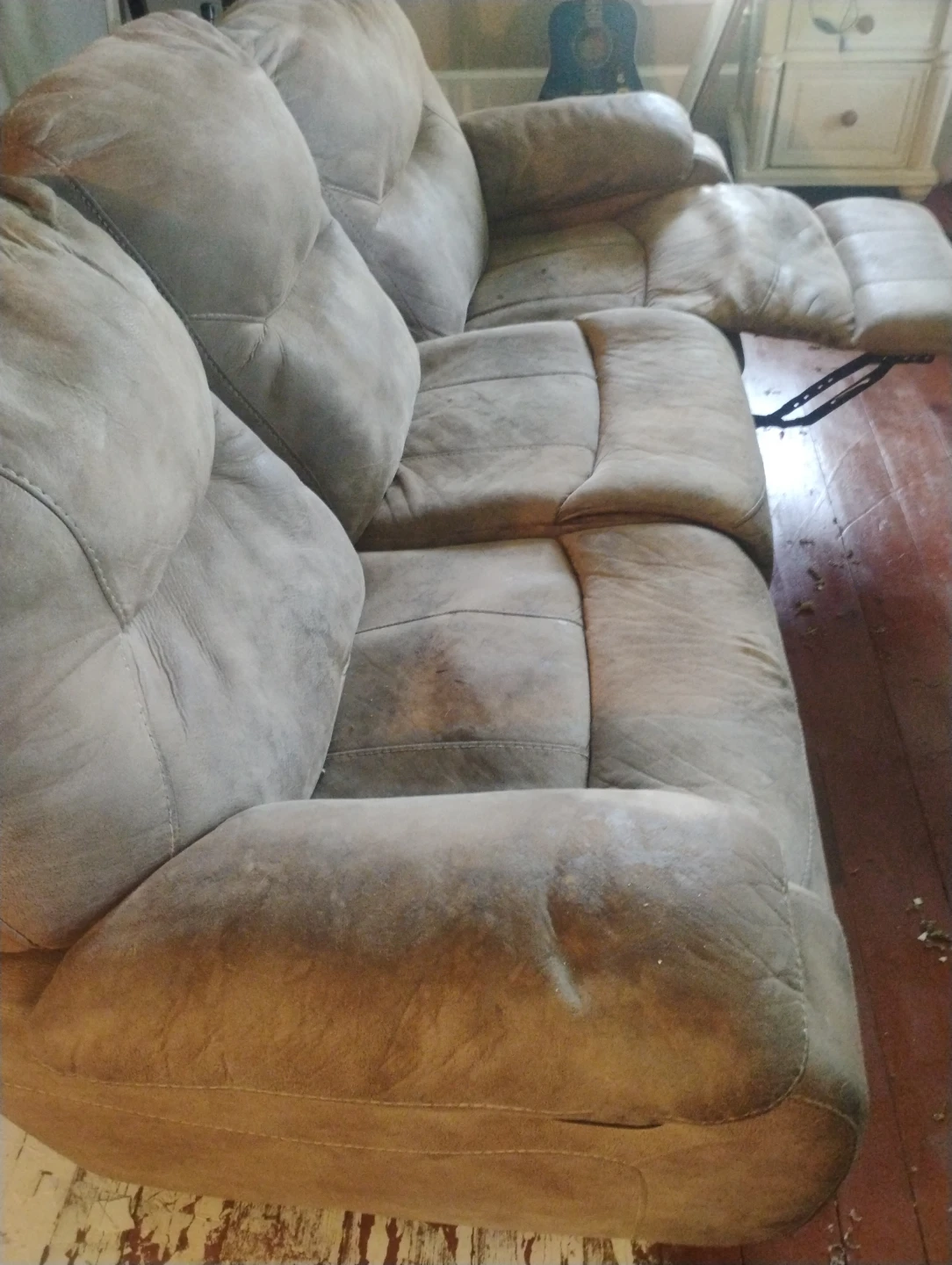 reclining couch and loveseat