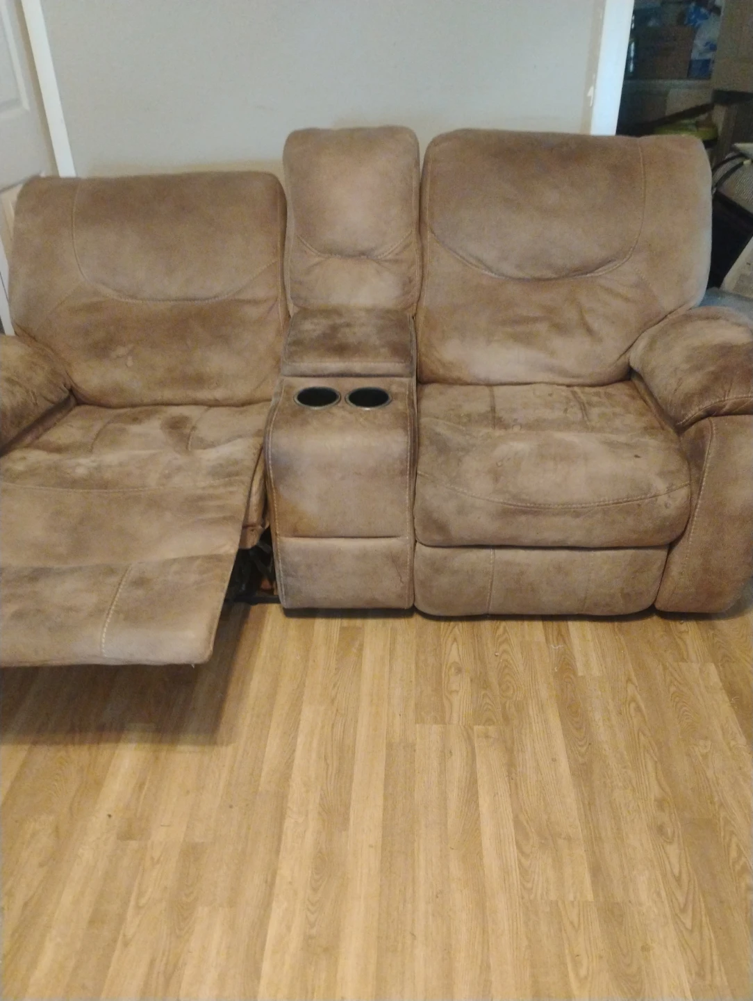 reclining couch and loveseat - photo 2