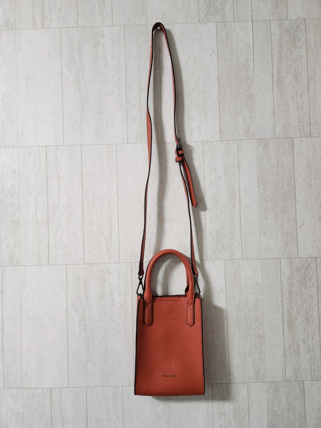 Esqure Mini Tote Bag - Coral - photo 2