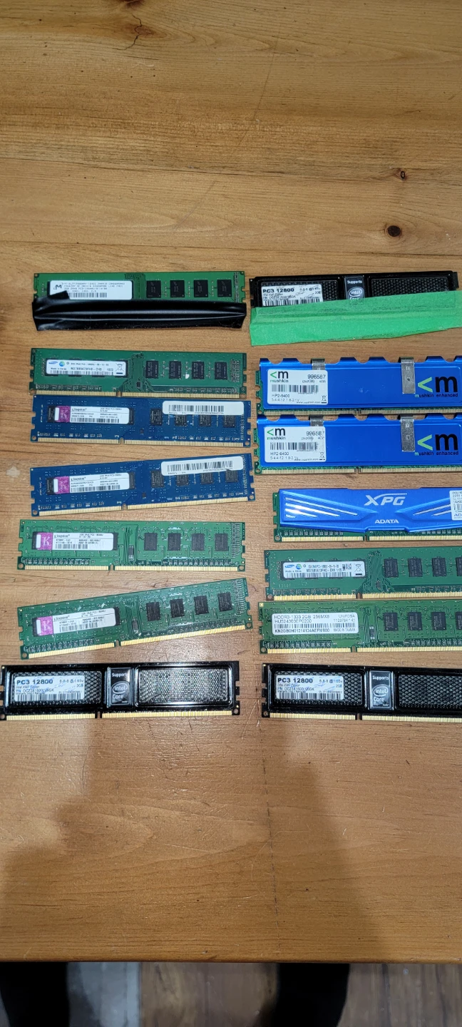 Computer memory assorted. DDR3 14sticks - photo 4