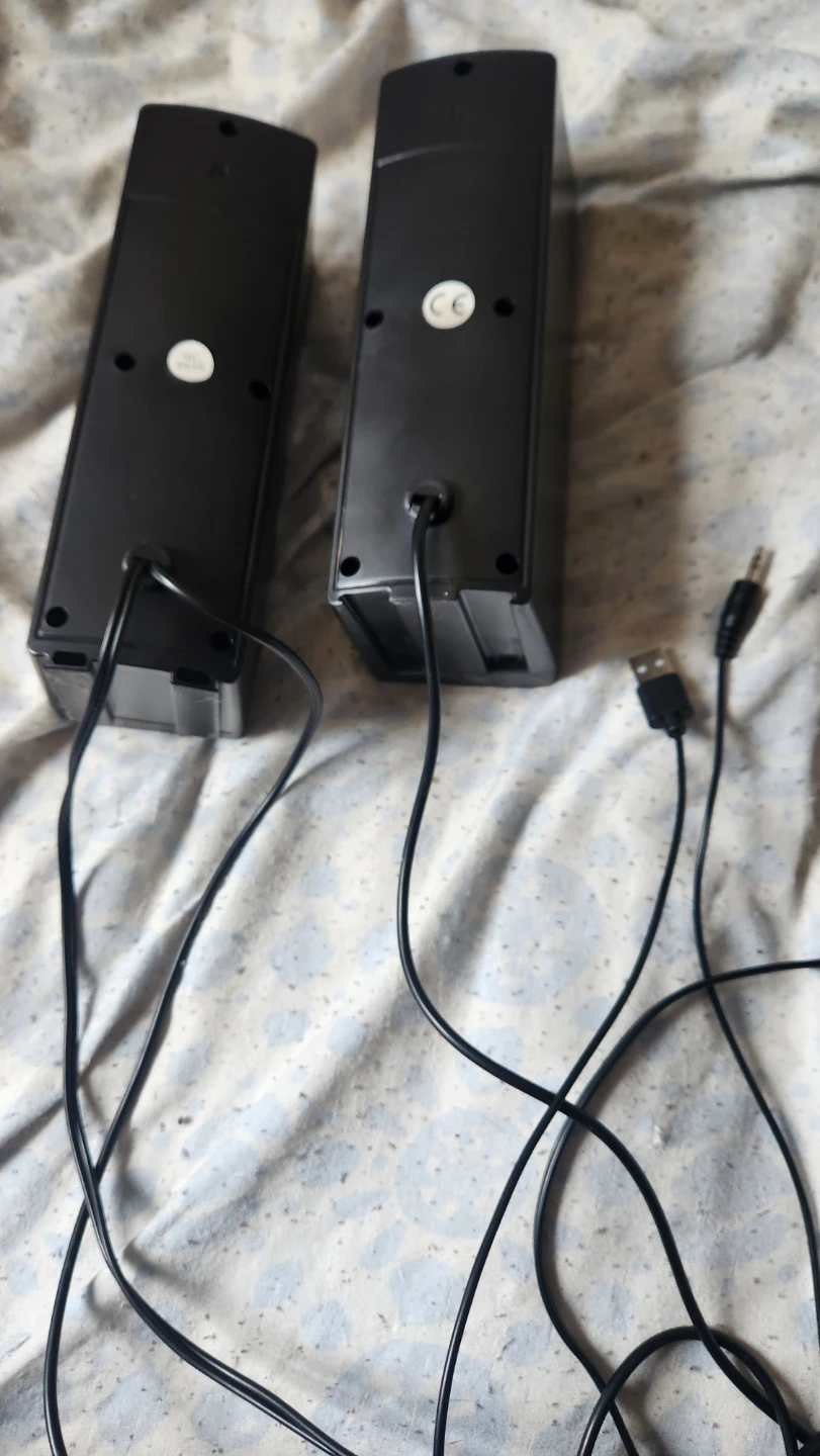 Black USB Computer Speakers - photo 2