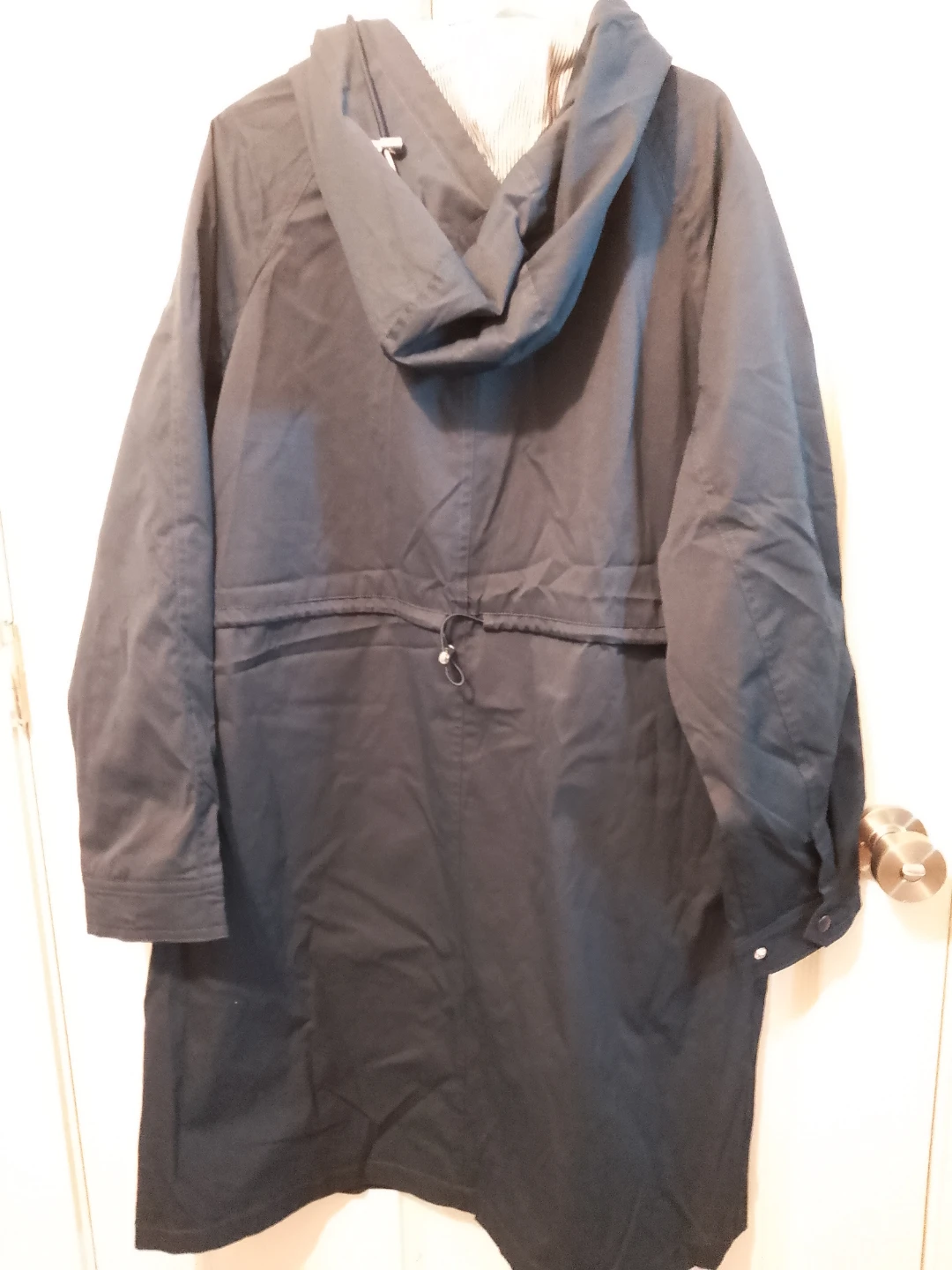 Vero Moda Chelsea Parka Coat - Black/Navy - Size M - photo 5