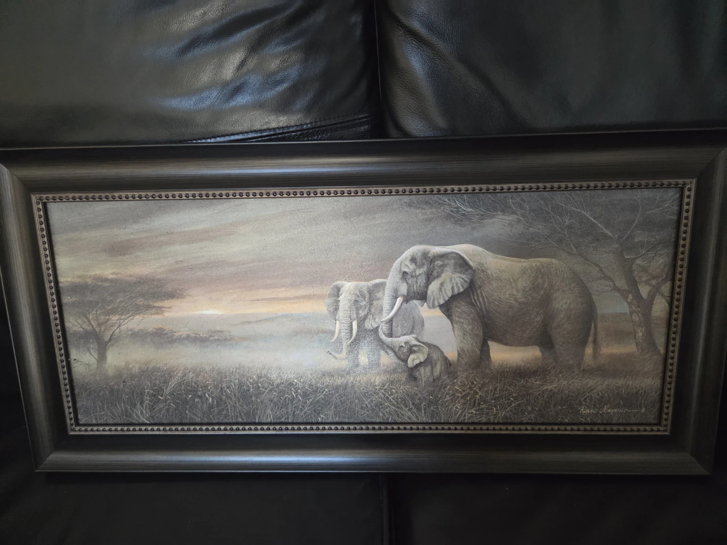 2 Framed African Wildlife Art Prints - photo 2
