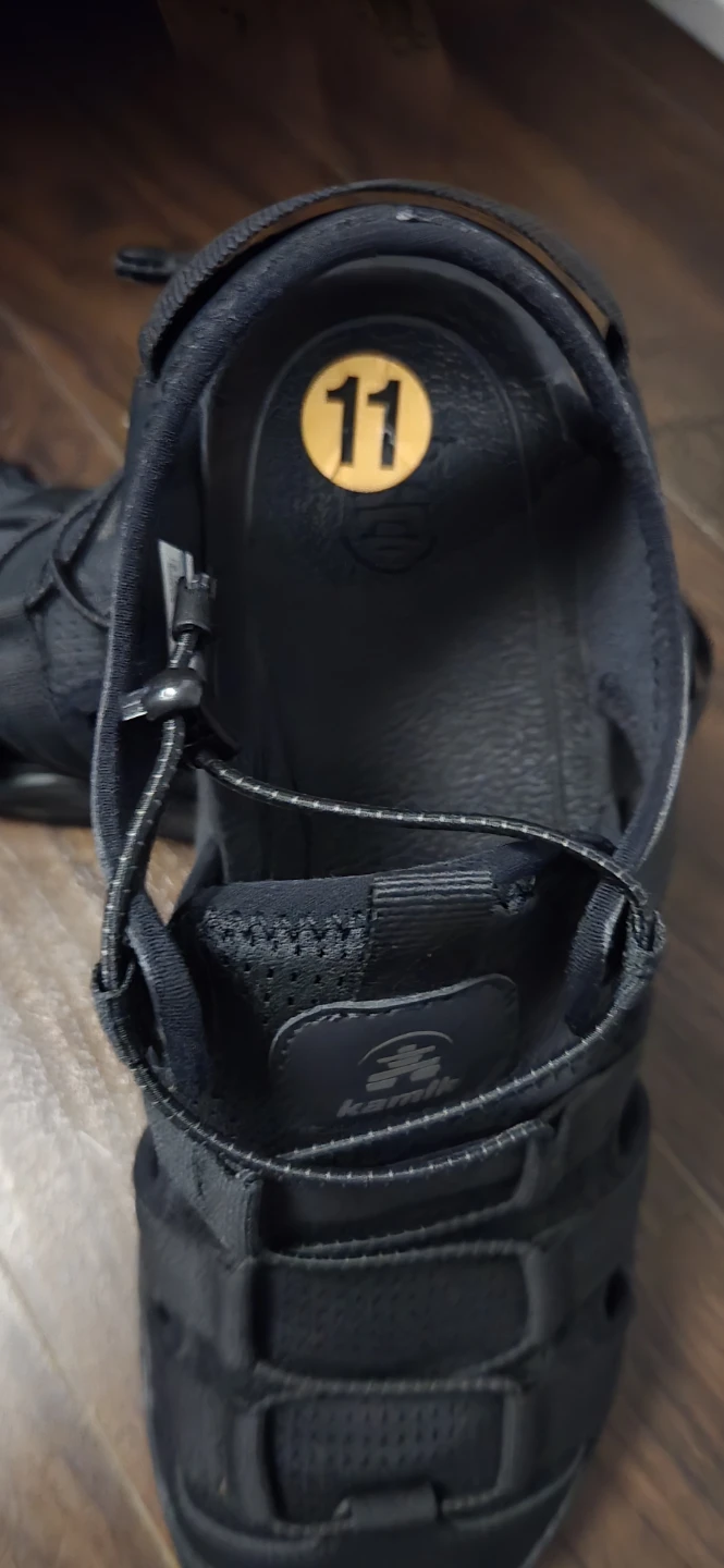 BRAND NEW - Kamik Black Sport Sandals Size 11 - photo 5