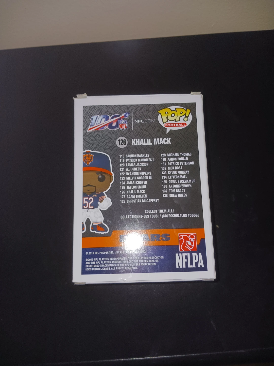 Funko Pop! Khalil Mack Chicago Bears #126 Vinyl Figure - photo 3