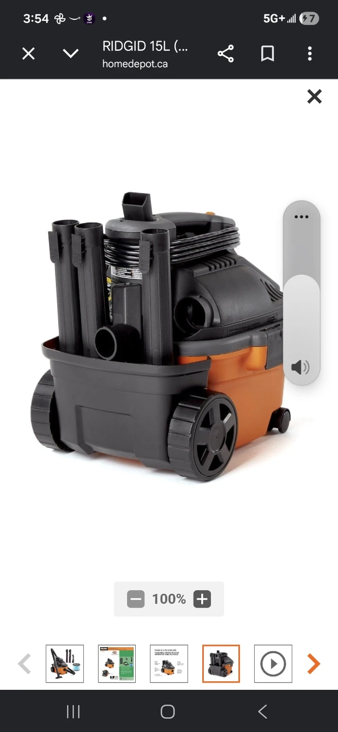 RIDGID 4 Gallon Portable Wet/Dry Vac WD4070 - photo 2