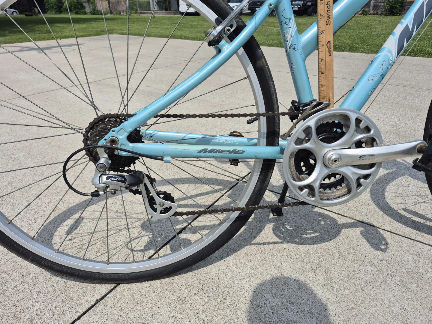 Aluminum Hybrid Bike with suspensions - photo 5