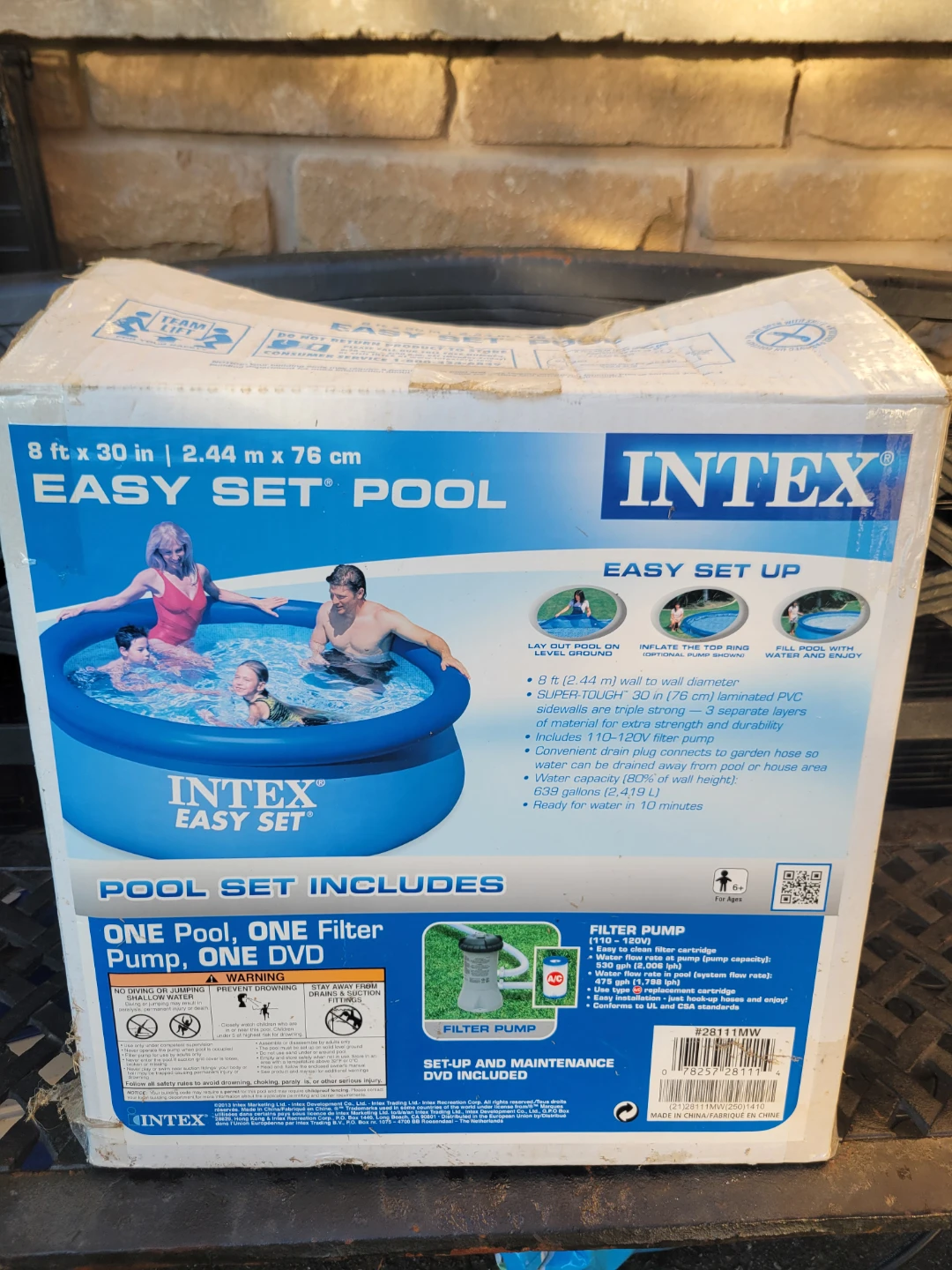 Intex Krystal Clear Filter Pump Model 603 brand new