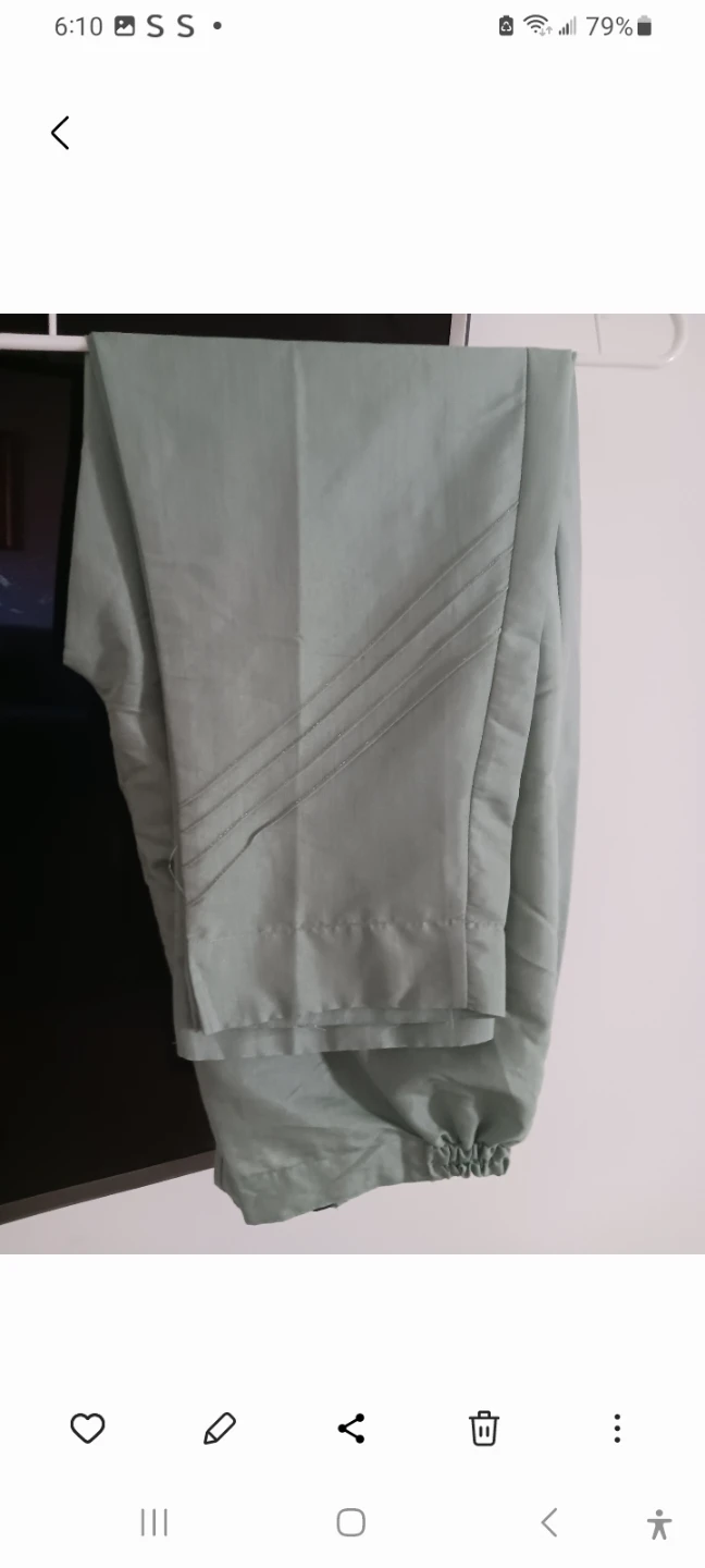 Light Green Kurta and Pants Set - photo 3