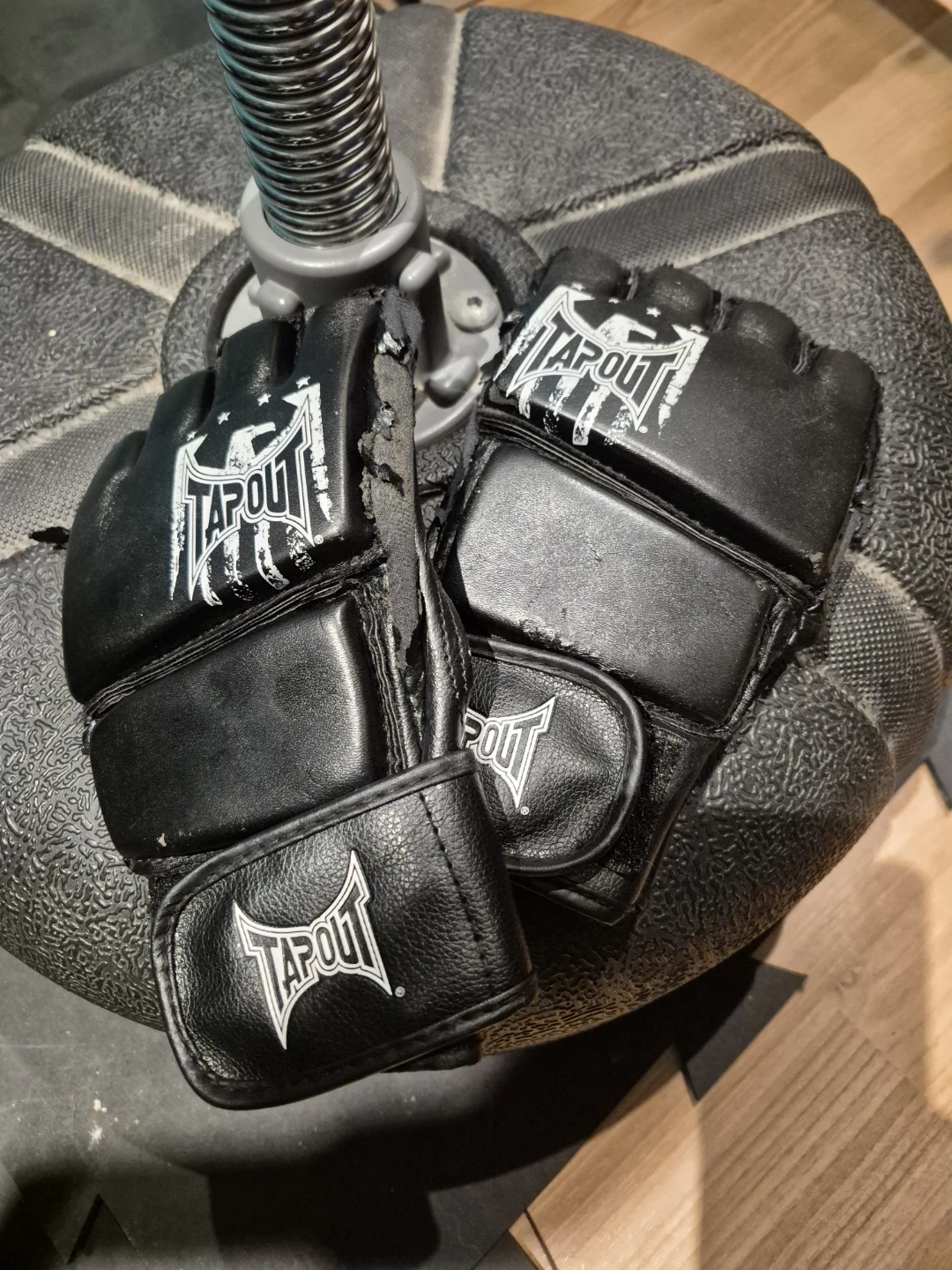 Everlast Punching Bag with Tapout Gloves - photo 3