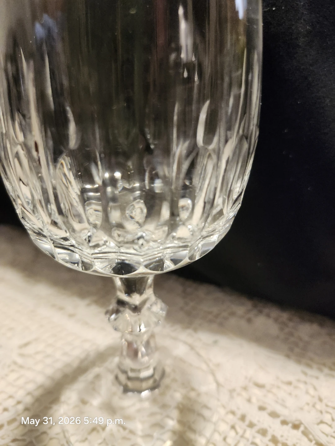 Vintage 24 Lead Crystal by Schott Zuiesel