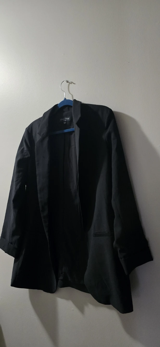 Love Tree Black Blazer