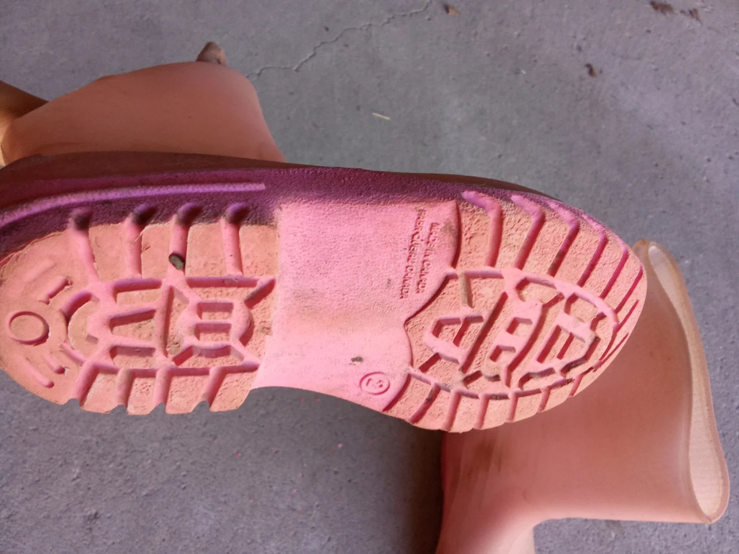 Pink Rubber Rain Boots Size 2 - photo 2