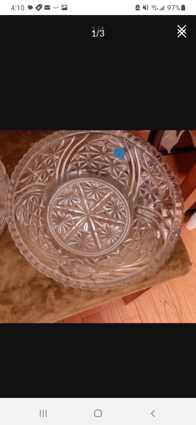 Vintage Anchor Hocking serving bowl