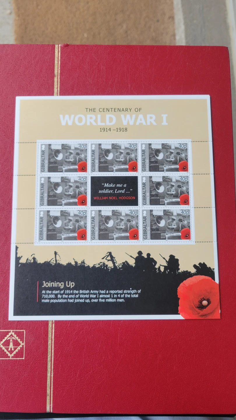 The Centenary of World War I Stamp Collection - photo 2