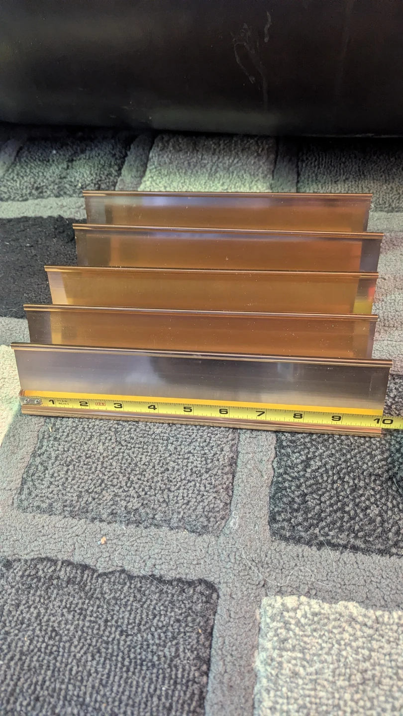 " x 10" Aluminum Desk Name Plate Holder