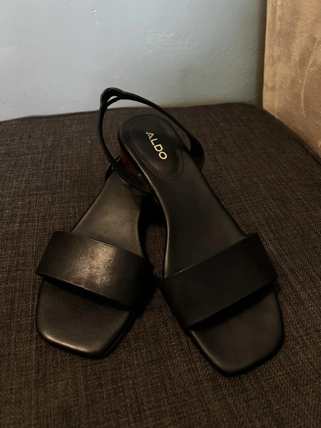ALDO Black Slingback Sandals