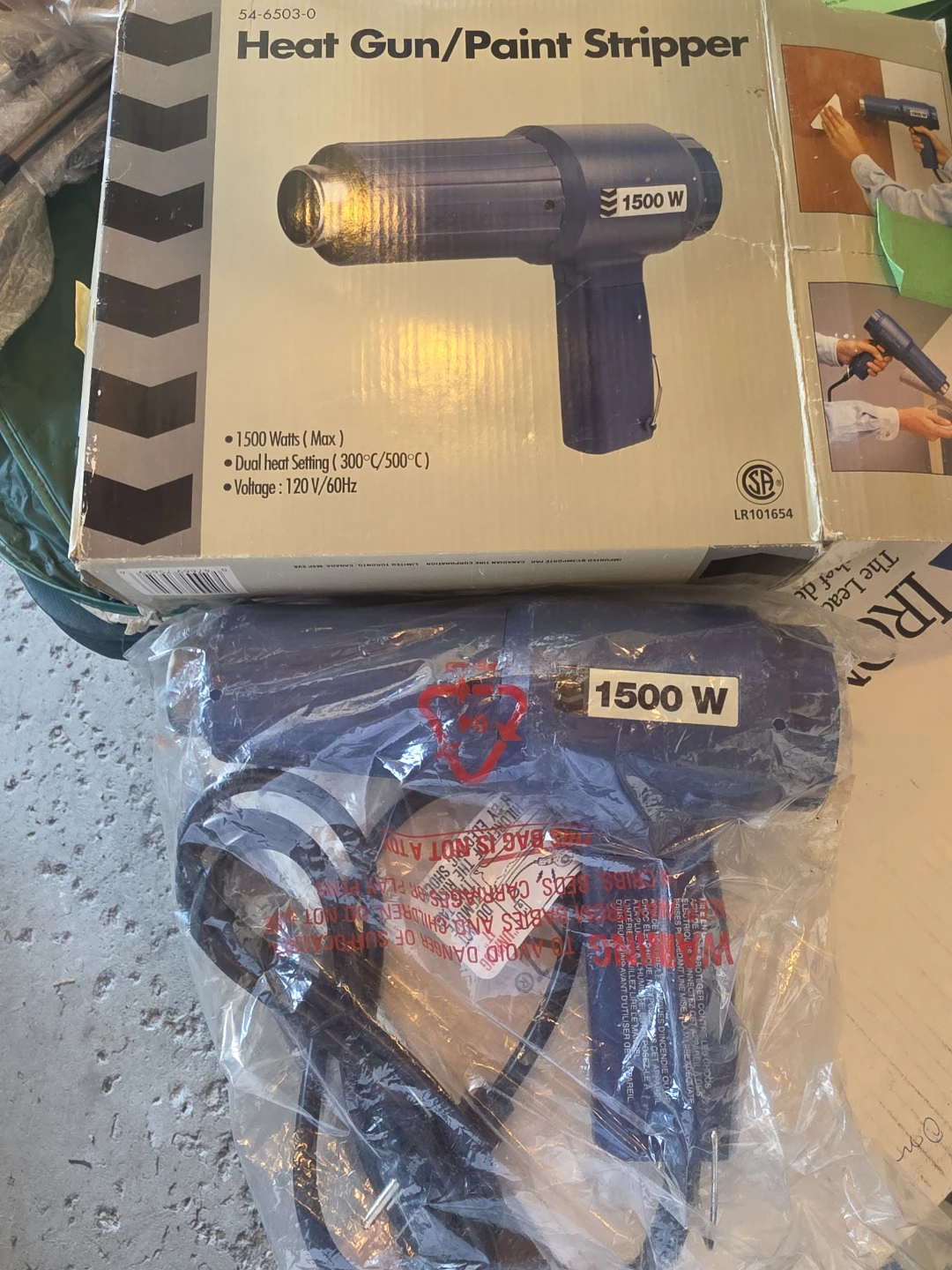 Heat Gun/Paint Stripper - 1500 W