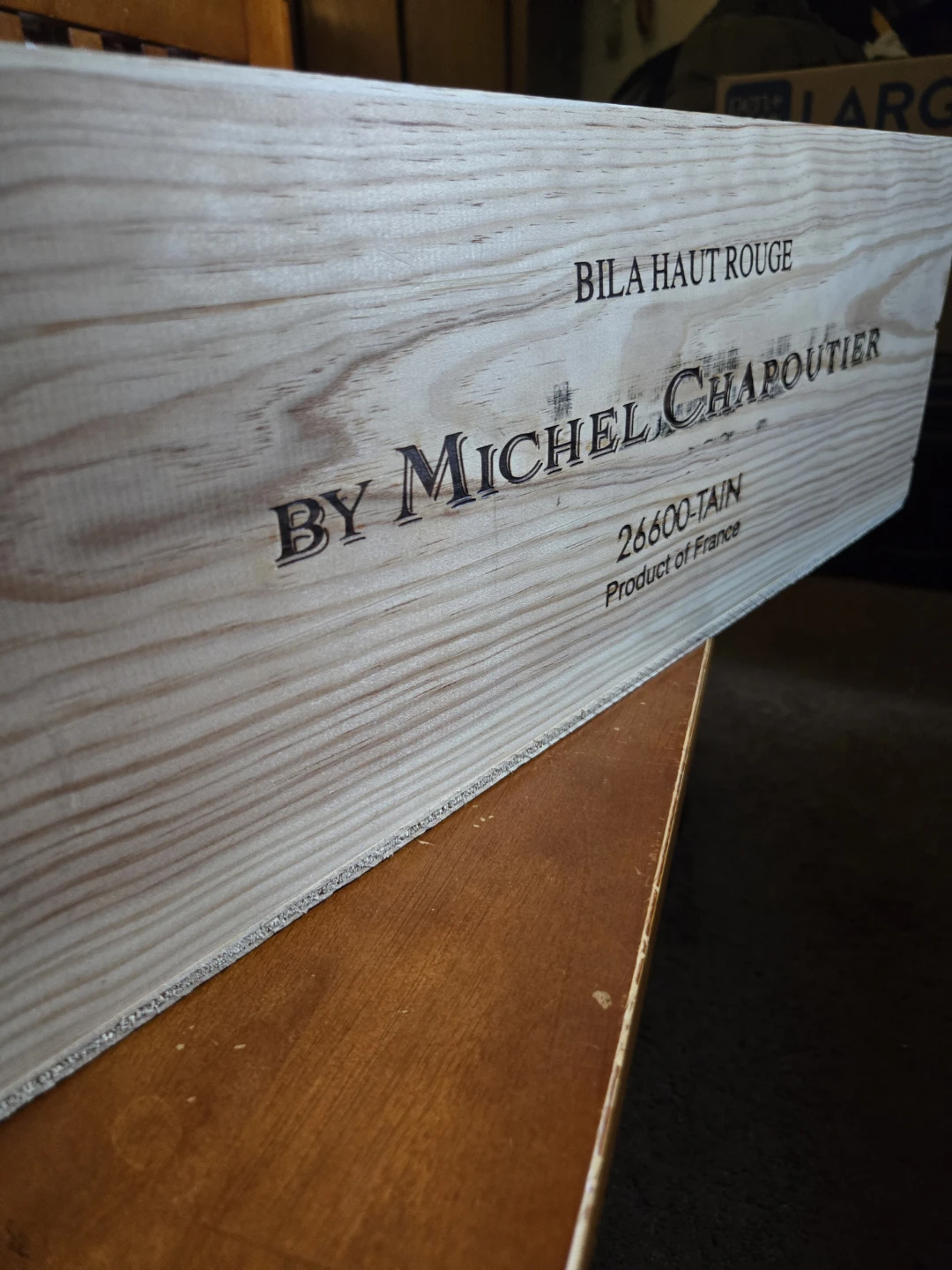 Michel Chapoutier Wooden Wine Crate - photo 2