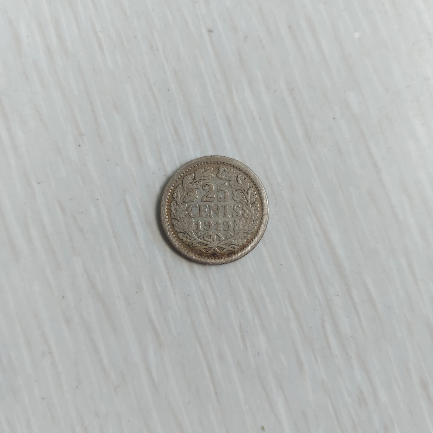 1919 Canadian 25 Cents Coin - photo 3