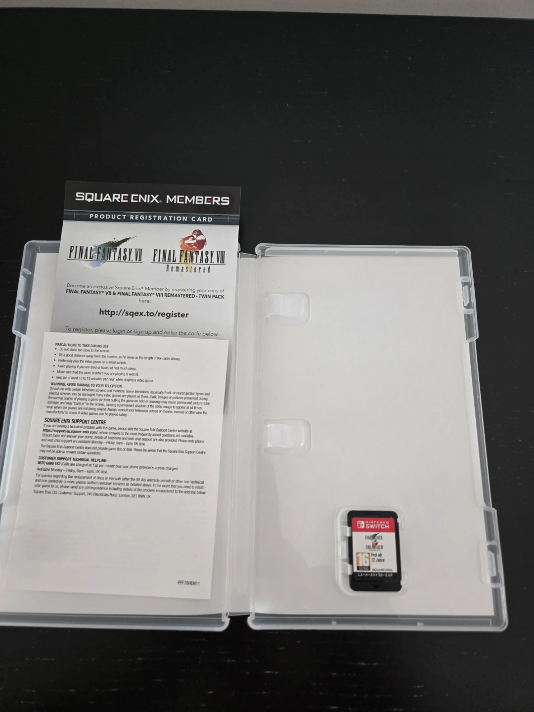 Final Fantasy 7 and 8 Twin Pack with unused code - photo 3