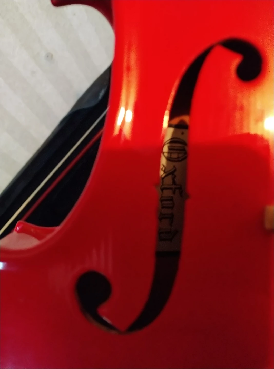 Oxford Red Violin with Case and Bows - photo 2