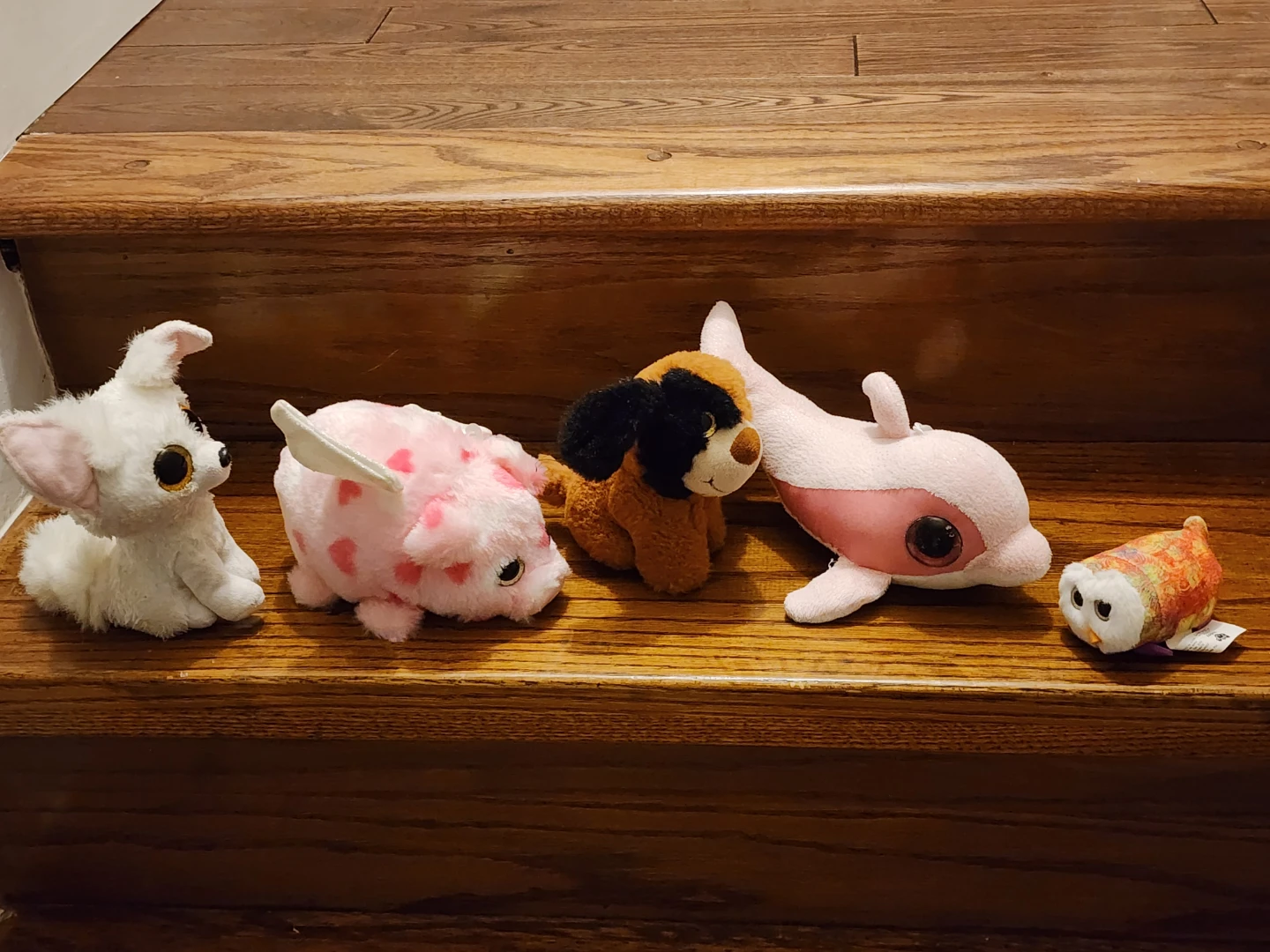 Collection of 5 Plush Stuffed Animals