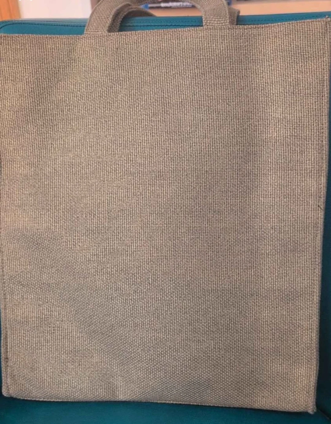 Marc Jacobs Daisy Woven Burlap Canvas Tote Bag - photo 2