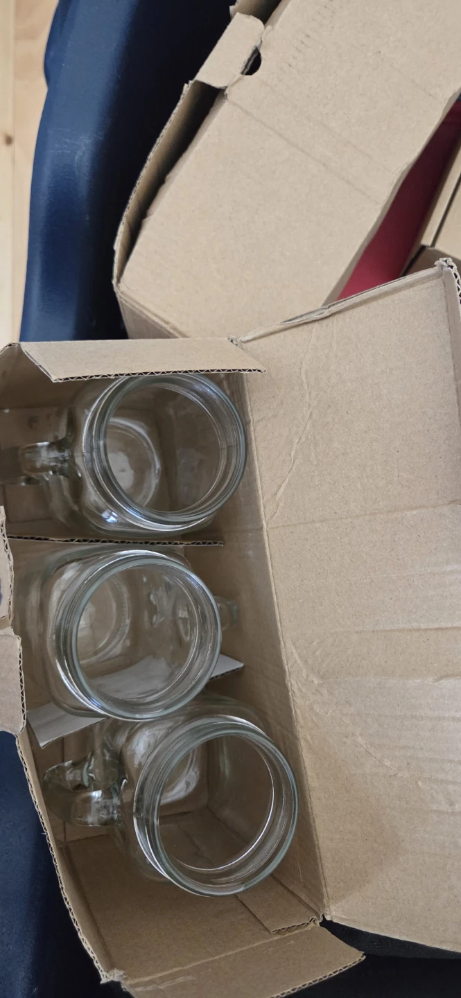 Glass Beverage Dispenser with 4 Mason Jar Glasses - photo 2