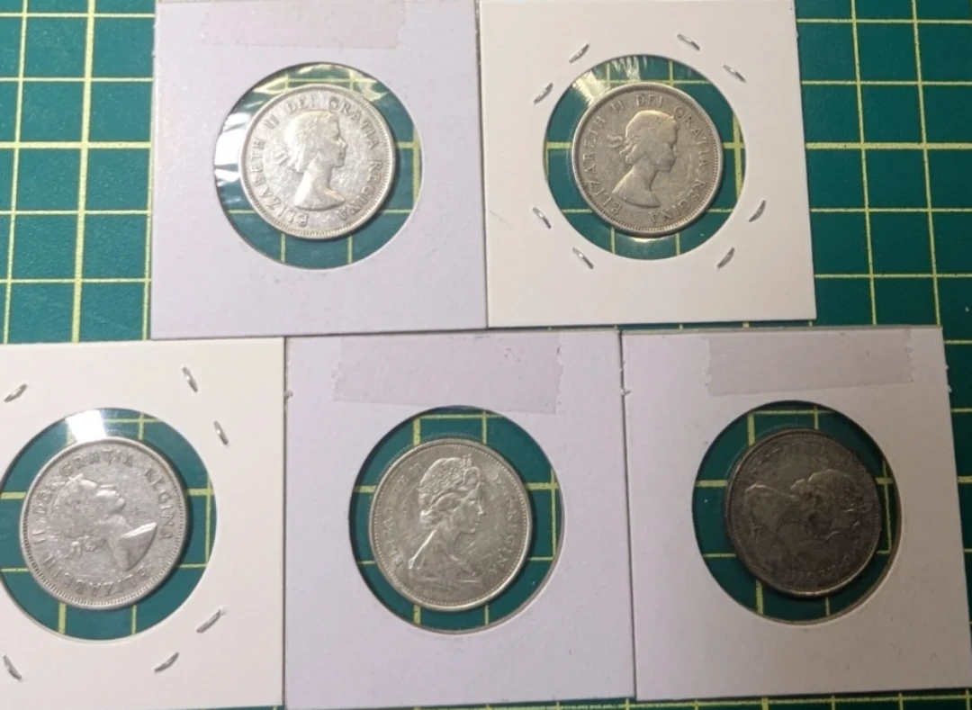 ⚽ Collection of Canadian Quarters - 1960s - photo 2