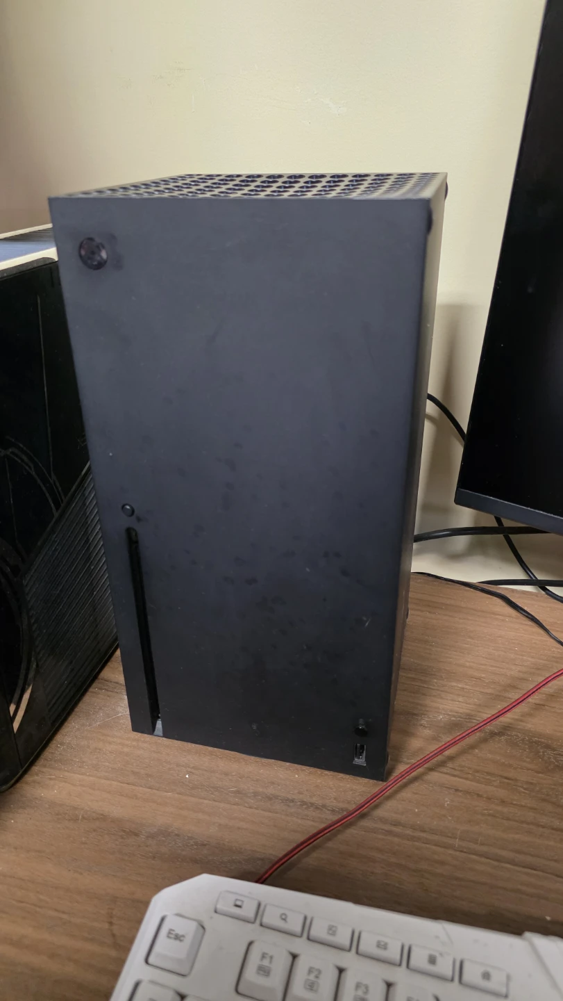 Xbox Series X Console with Two Games and Blue Controller - photo 2