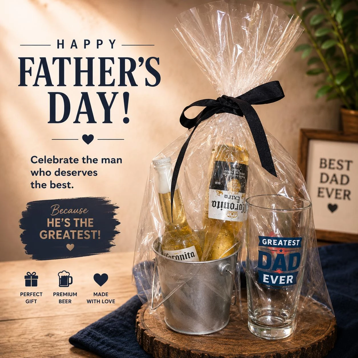 Corona Beer decorative candle Father's Day Gift Set - photo 3