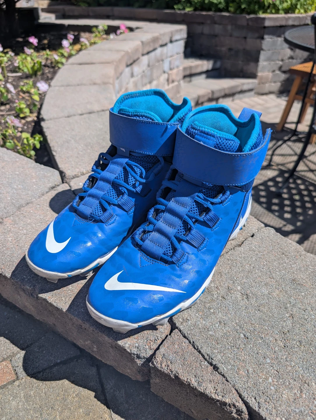 Blue Nike Force Fastforce Football Cleats - Men's 10 - photo 2