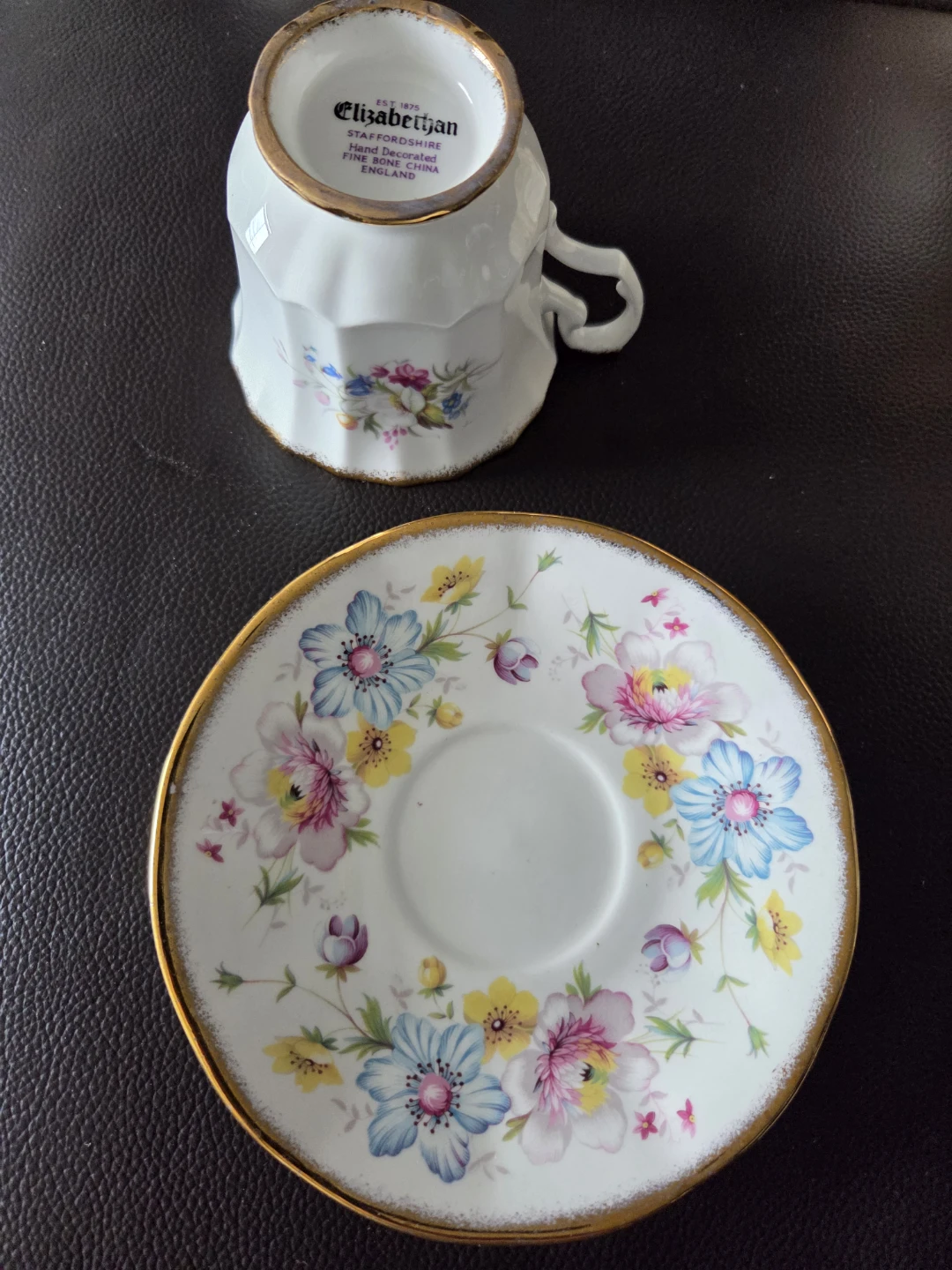 Elizabethan Fine Bone China Tea Cup and Saucer