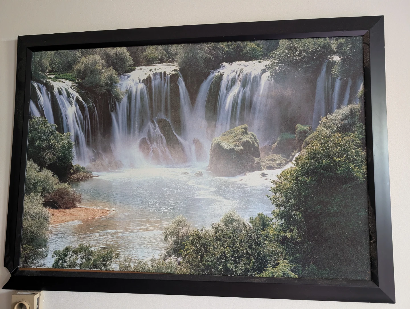 Framed Waterfall Art Print