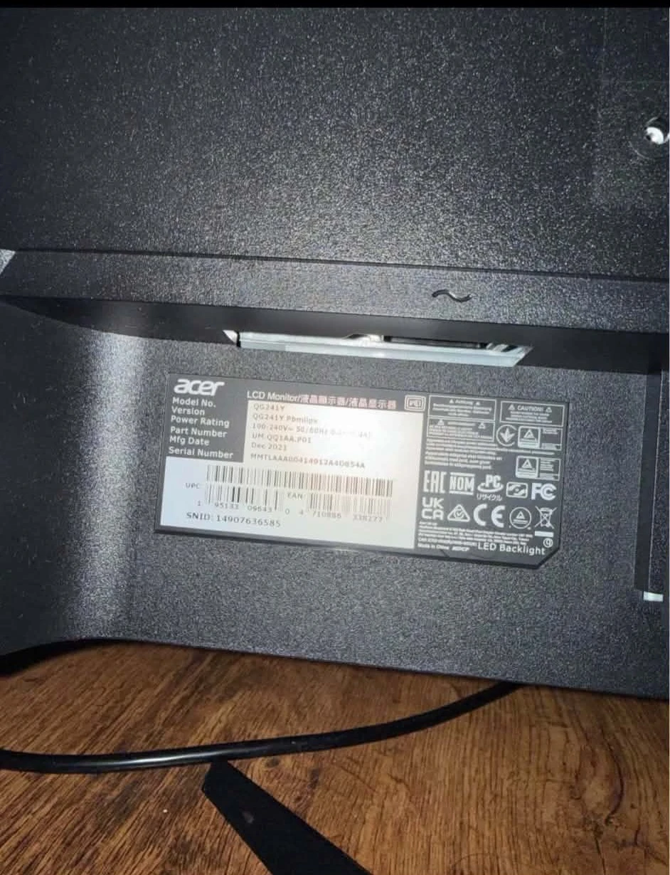 Acer Nitro QG241Y P 23.8" Full HD Gaming Monitor - photo 3