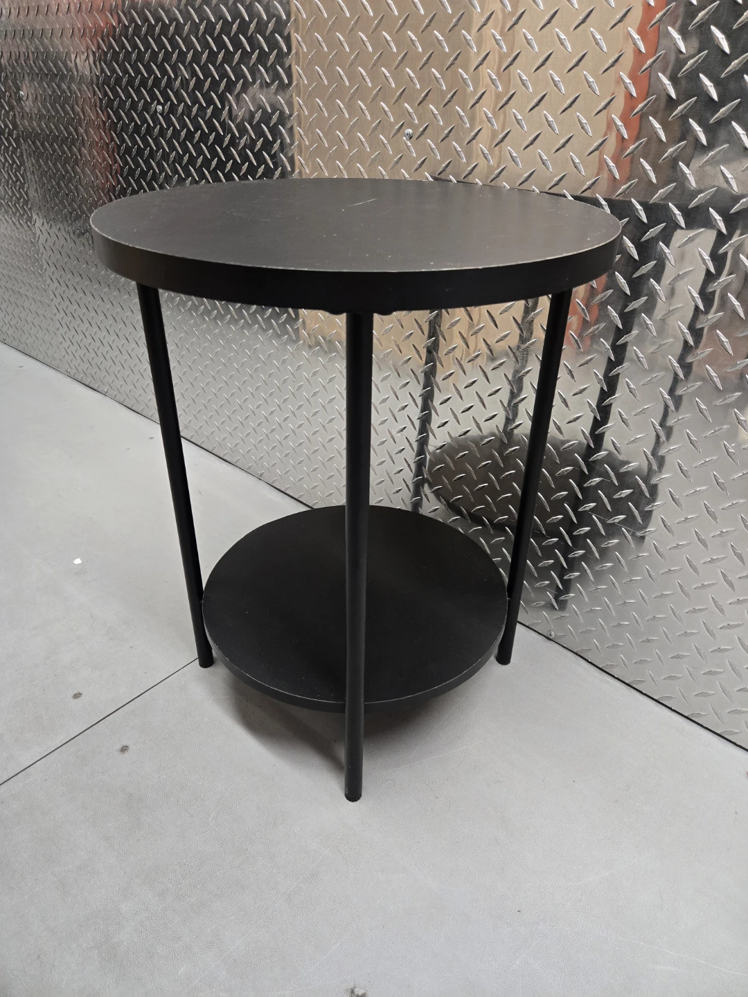 Target Room Essentials 2-Tier Black Round Side Table - photo 3