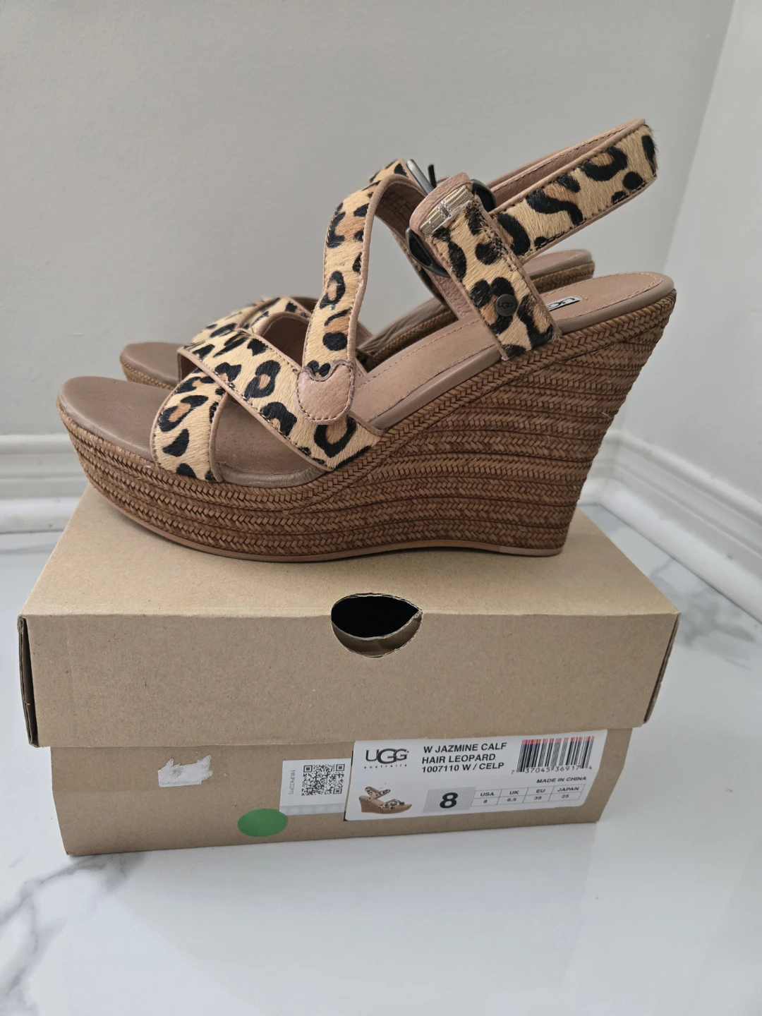 Brand New UGG Wedge Sandals, Size 8