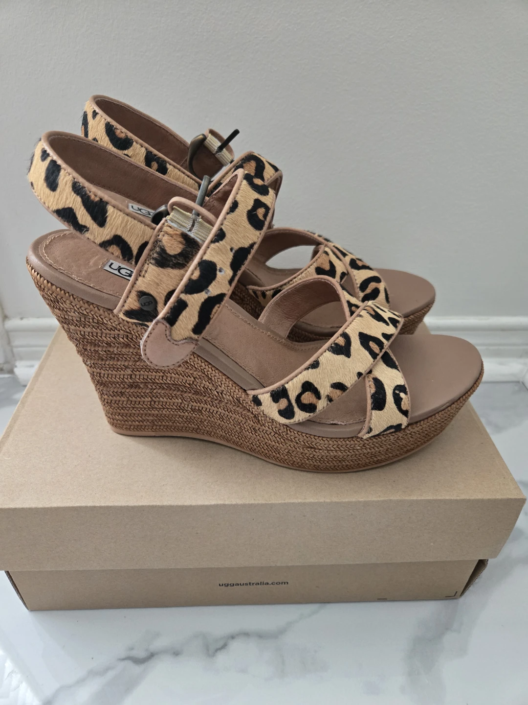 Brand New UGG Wedge Sandals, Size 8 - photo 4