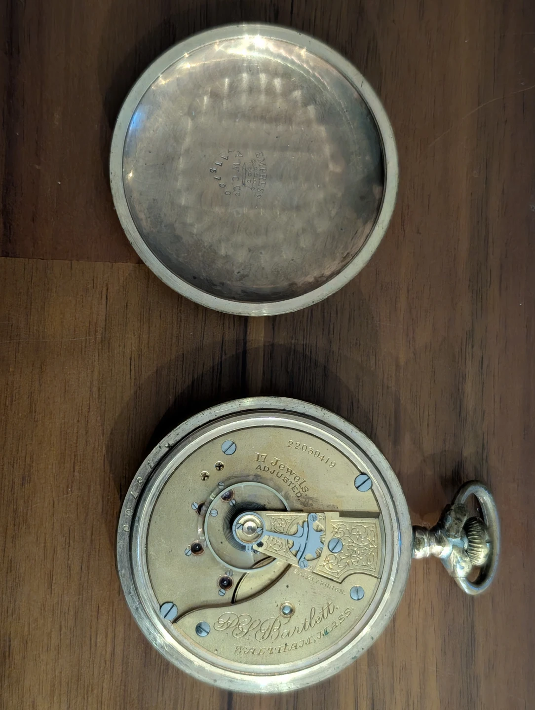 Waltham 17 Jewels Pocket Watch - photo 3